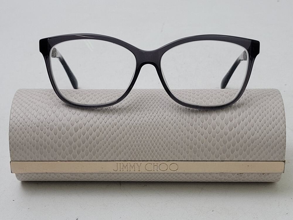Jimmy Choo 105 J3k Cat Eye Lightweight Eyeglasses Frames Glitter Detail | Italy